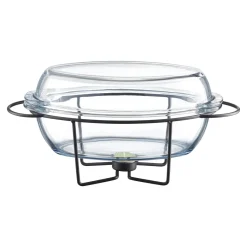 Formy, Naczynia I Akcesoria Do Pieczenia| Naczynie żaroodporne z podgrzewaczem owalne SAULE 4,5 L