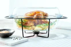 Formy, Naczynia I Akcesoria Do Pieczenia| Naczynie żaroodporne z podgrzewaczem owalne SAULE 4,5 L