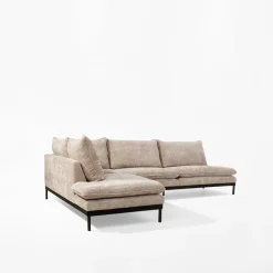 Narożniki| Narożnik beżowy LAULER lewy