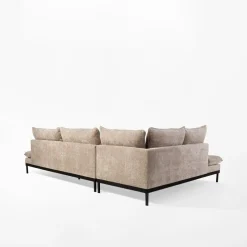 Narożniki| Narożnik beżowy LAULER lewy