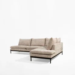 Narożniki| Narożnik beżowy LAULER prawy