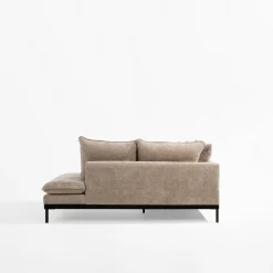 Narożniki| Narożnik beżowy LAULER prawy