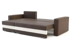 Narożniki|Exline Narożnik brązowo-beżowy RIMINI