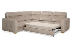 Comfort Line Narożnik ciemnobeżowy SOLAR lewy