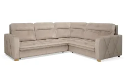 Narożniki|Comfort Line Narożnik ciemnobeżowy SOLAR prawy