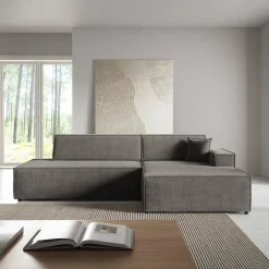 INFINI Narożnik ciemnoszary TILIA pojemnik prawy