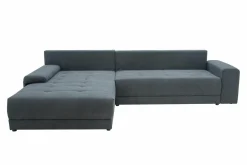Narożniki|Exline Narożnik duży rozkładany grafitowy AZURRO NEW
