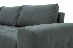 Narożniki|Exline Narożnik duży rozkładany grafitowy AZURRO NEW