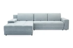 Narożniki|Exline Narożnik duży rozkładany jasnoszary AZURRO NEW