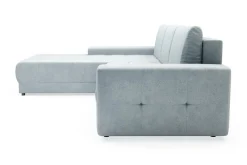 Narożniki|Exline Narożnik duży rozkładany jasnoszary AZURRO NEW