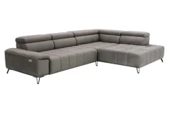 Werdomo Narożnik elektrycznie rozkładany brązowy PALLADIO L prawy