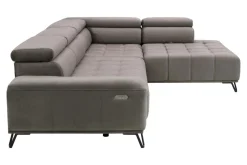 Werdomo Narożnik elektrycznie rozkładany brązowy PALLADIO L prawy