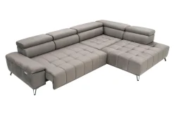 Werdomo Narożnik elektrycznie rozkładany brązowy PALLADIO L prawy