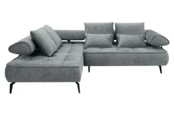 Narożniki|Werdomo Narożnik elektrycznie rozkładany szary SELEDO L lewy