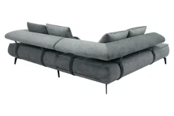 Narożniki|Werdomo Narożnik elektrycznie rozkładany szary SELEDO L lewy