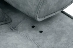 Narożniki|Werdomo Narożnik elektrycznie rozkładany szary SELEDO L lewy