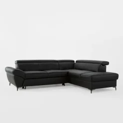 Narożniki|Trend Line Narożnik grafitowy MEMPHIS prawy