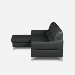 Narożniki|inny Narożnik grafitowy z nóżkami w chromie FARO lewy