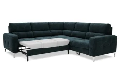 Narożniki|Inspire Narożnik granatowy funkcja relaks EMU lewy