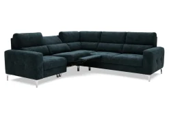 Narożniki|Inspire Narożnik granatowy funkcja relaks EMU prawy