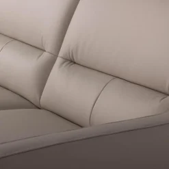 inny Narożnik jasnobeżowy z nóżkami w chromie FARO lewy