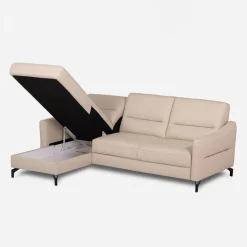 Narożniki|inny Narożnik jasnobeżowy z pojemnikiem FARO lewy