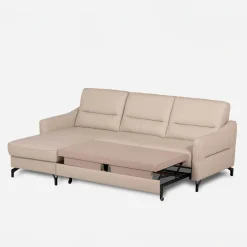 Narożniki|inny Narożnik jasnobeżowy z pojemnikiem FARO lewy