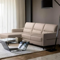 Narożniki|inny Narożnik jasnobeżowy z pojemnikiem FARO lewy