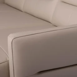 inny Narożnik jasnobeżowy z pojemnikiem FARO prawy