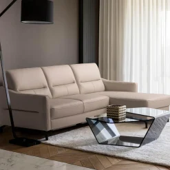 inny Narożnik jasnobeżowy z pojemnikiem FARO prawy