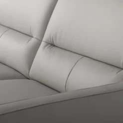 inny Narożnik jasnoszary z nóżkami w chromie FARO lewy