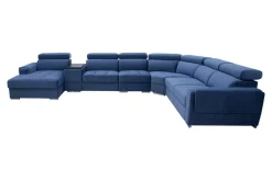 Narożniki|Inspire Narożnik kobaltowy VESTA prawy