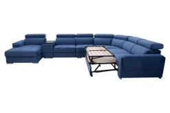 Narożniki|Inspire Narożnik kobaltowy VESTA prawy