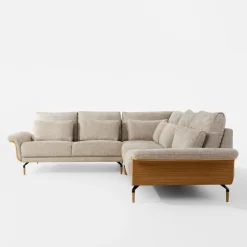 Narożniki|Inspire Narożnik kremowy RAMONA lewy