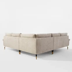 Narożniki|Inspire Narożnik kremowy RAMONA lewy