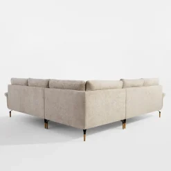 Inspire Narożnik kremowy RAMONA prawy