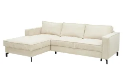 Narożniki|Agio Divani Narożnik kremowy sztruks VEGA lewy