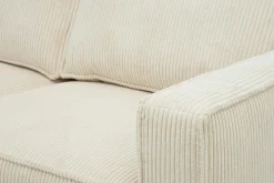 Narożniki|Agio Divani Narożnik kremowy sztruks VEGA lewy