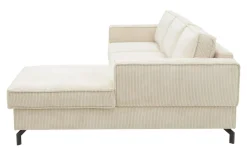Agio Divani Narożnik kremowy sztruks VEGA prawy