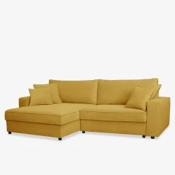 Narożnik musztardowy MARKOS lewy