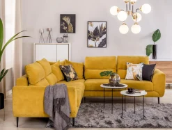 Narożniki|New Form Narożnik musztardowy QUATTRO lewy