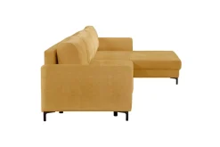 Narożniki|FN Design Narożnik musztardowy rozkładany SALVA prawy