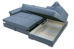 Exline Narożnik niebieski LAVIDA BIS prawy