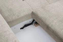 Narożniki|Comfort Line Narożnik rozkładany beżowy CALPE prawy