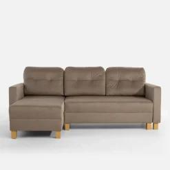 Fresh Narożnik rozkładany beżowy EVEL