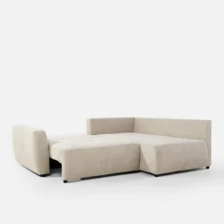 inny Narożnik rozkładany beżowy HORTA prawy