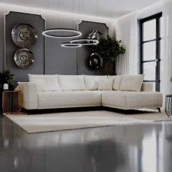 Mavik Narożnik rozkładany beżowy MERU prawy