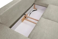 Narożniki|Comfort Line Narożnik rozkładany beżowy NAPOLI prawy