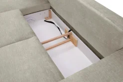 Narożniki|Comfort Line Narożnik rozkładany beżowy NAPOLI lewy