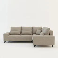 Narożniki|Comfort Line Narożnik rozkładany beżowy PIAVE prawy